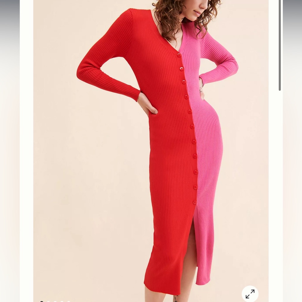 Anthropologie en elly Colorblock Sweater Dress